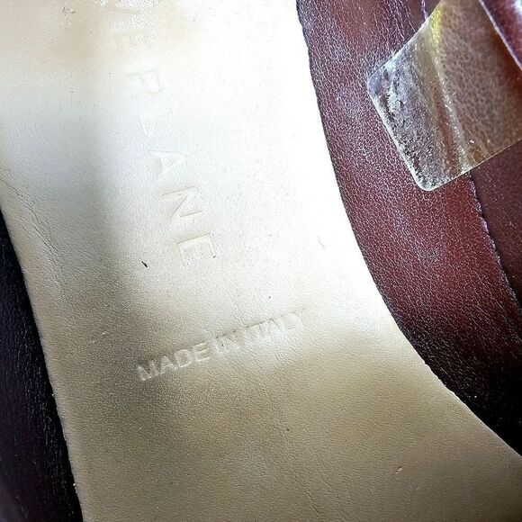 Everlane Modern Loafer Oxblood Burgundy Leather Size 7 - Picture 5 of 8